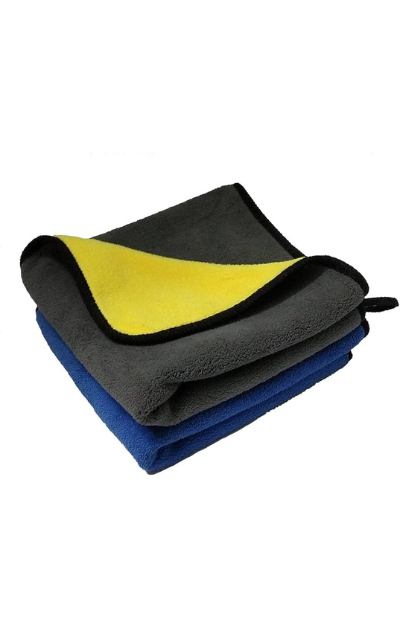 Double-sided microfiber cleaning cloth"