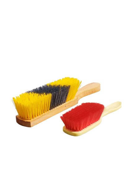 Wooden hard carpet brush for deep cleaning"